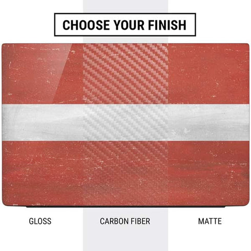 Latvia Flag Distressed Dell Vostro Skin